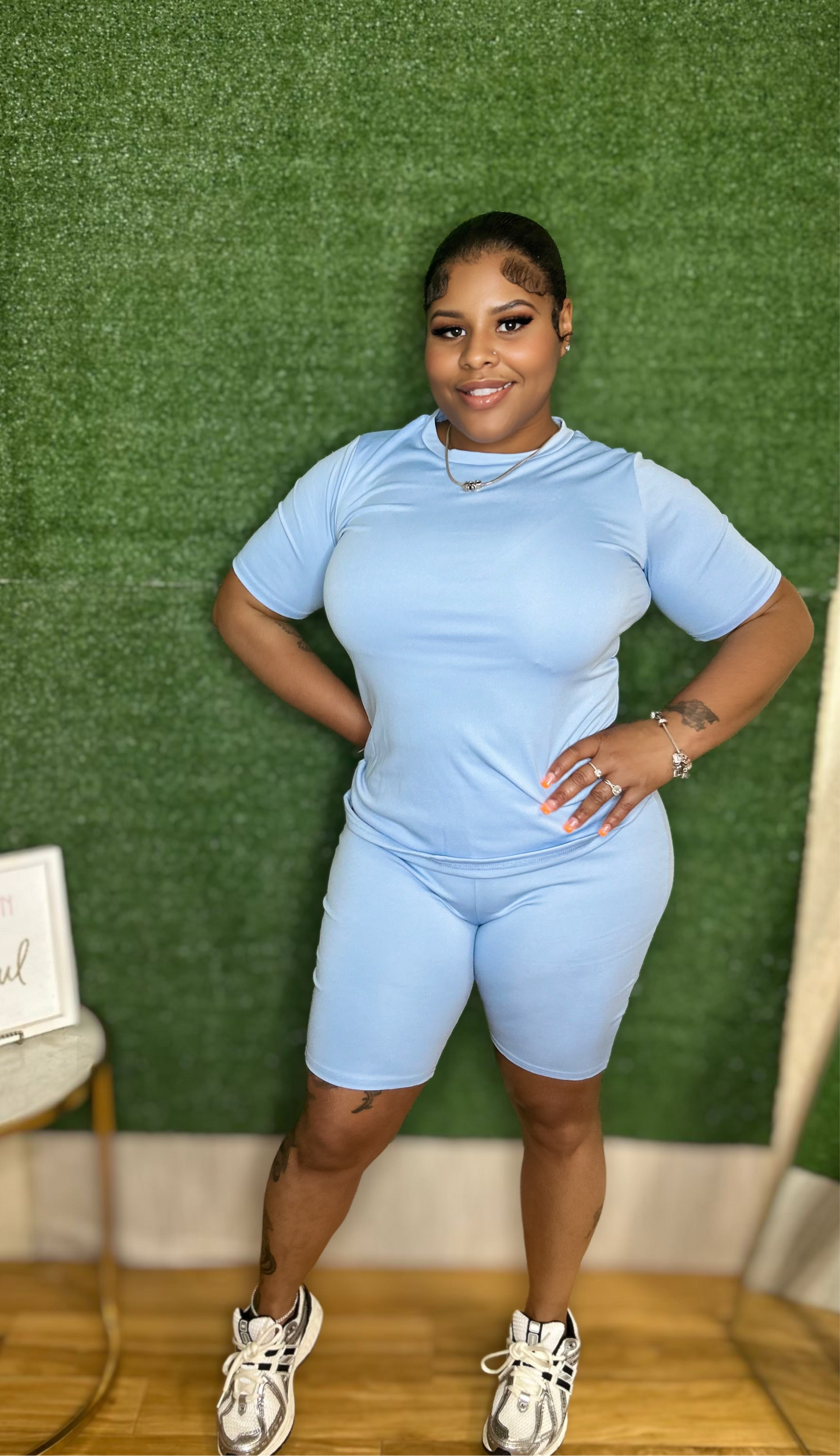 “Blue Chill Biker Set”