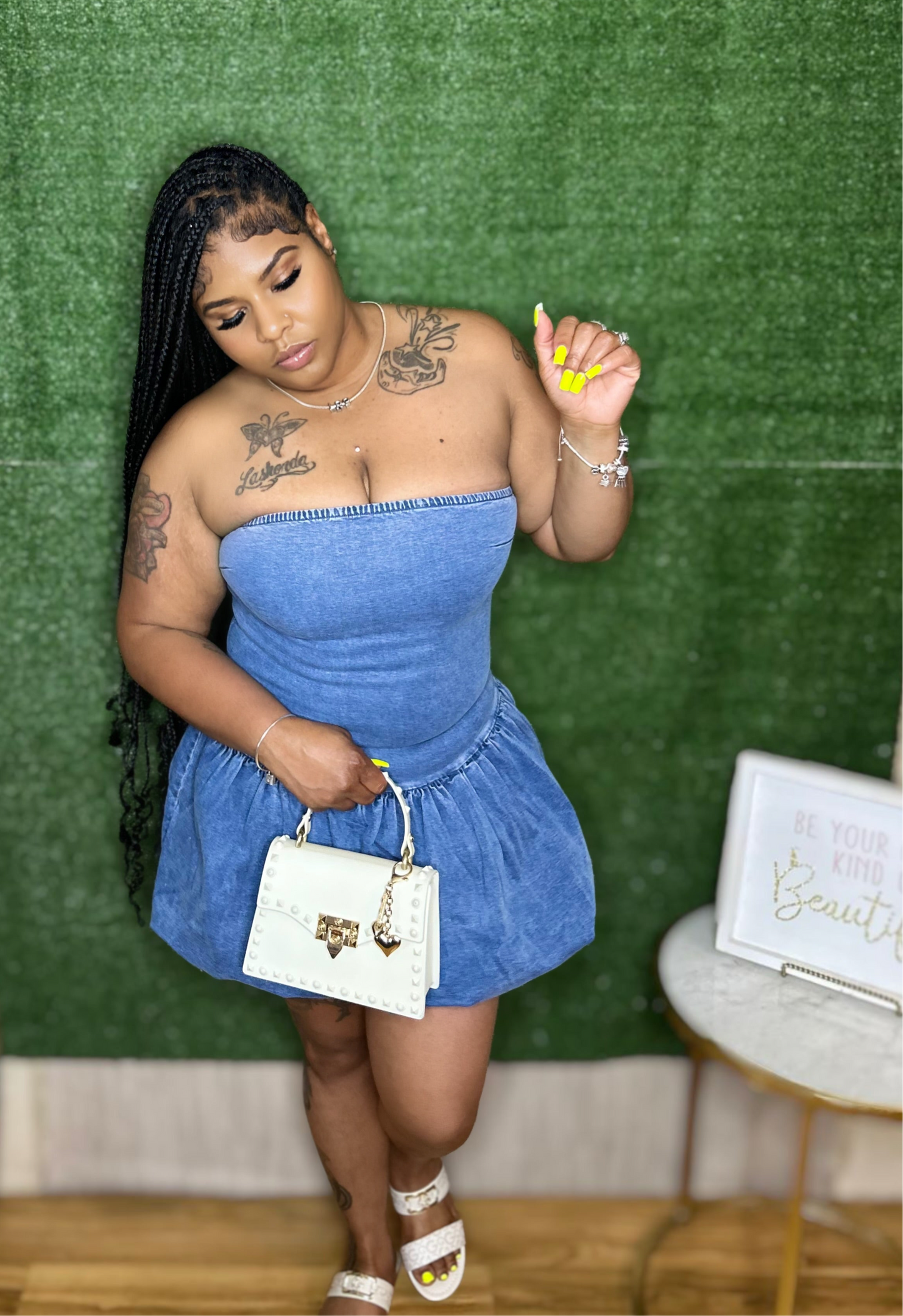 “Sweet Talk Strapless” Dress