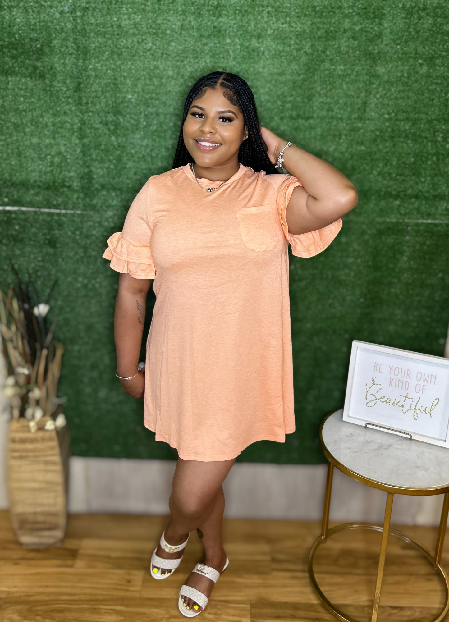 “Sunshine & Breeze” Dress (mango)