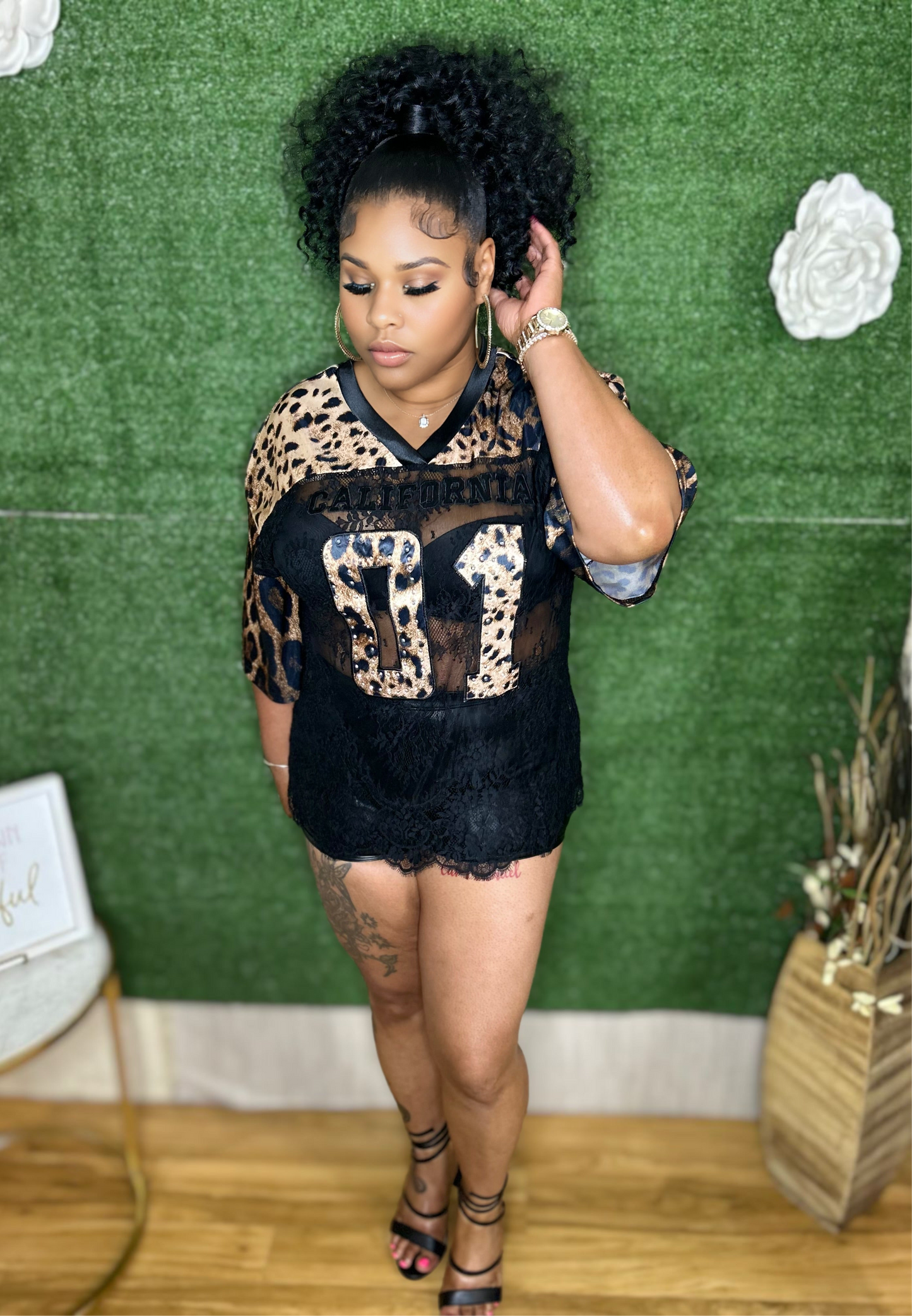 “Leopard Lace Jersey” 01