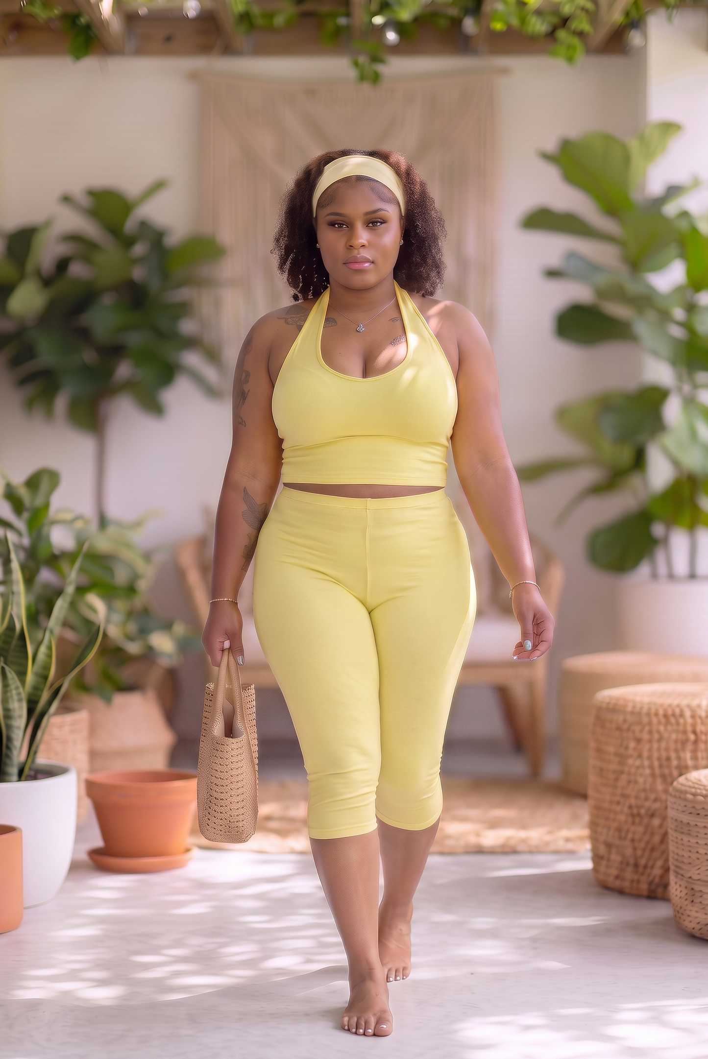 “Cloud Nine Capri” 3 piece Set