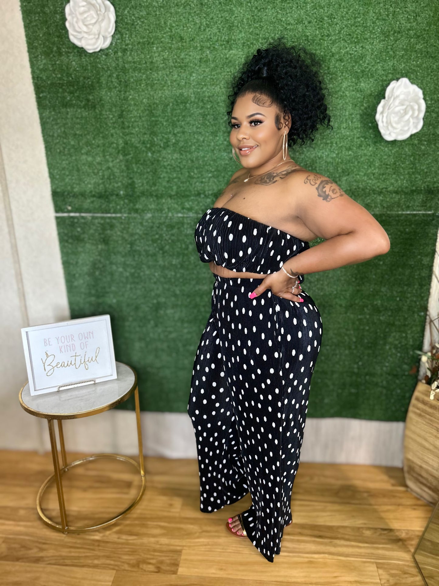“Lover’s” Polka Dot Set
