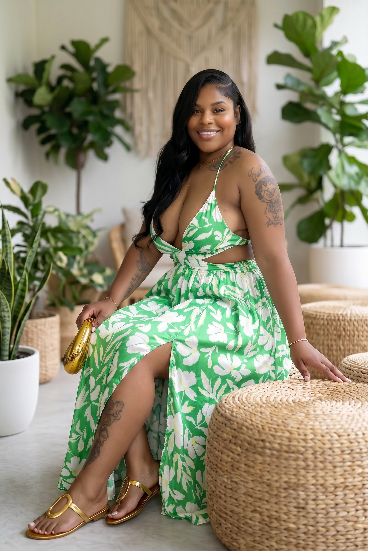 “Magnolia Muse” Maxi (mint)