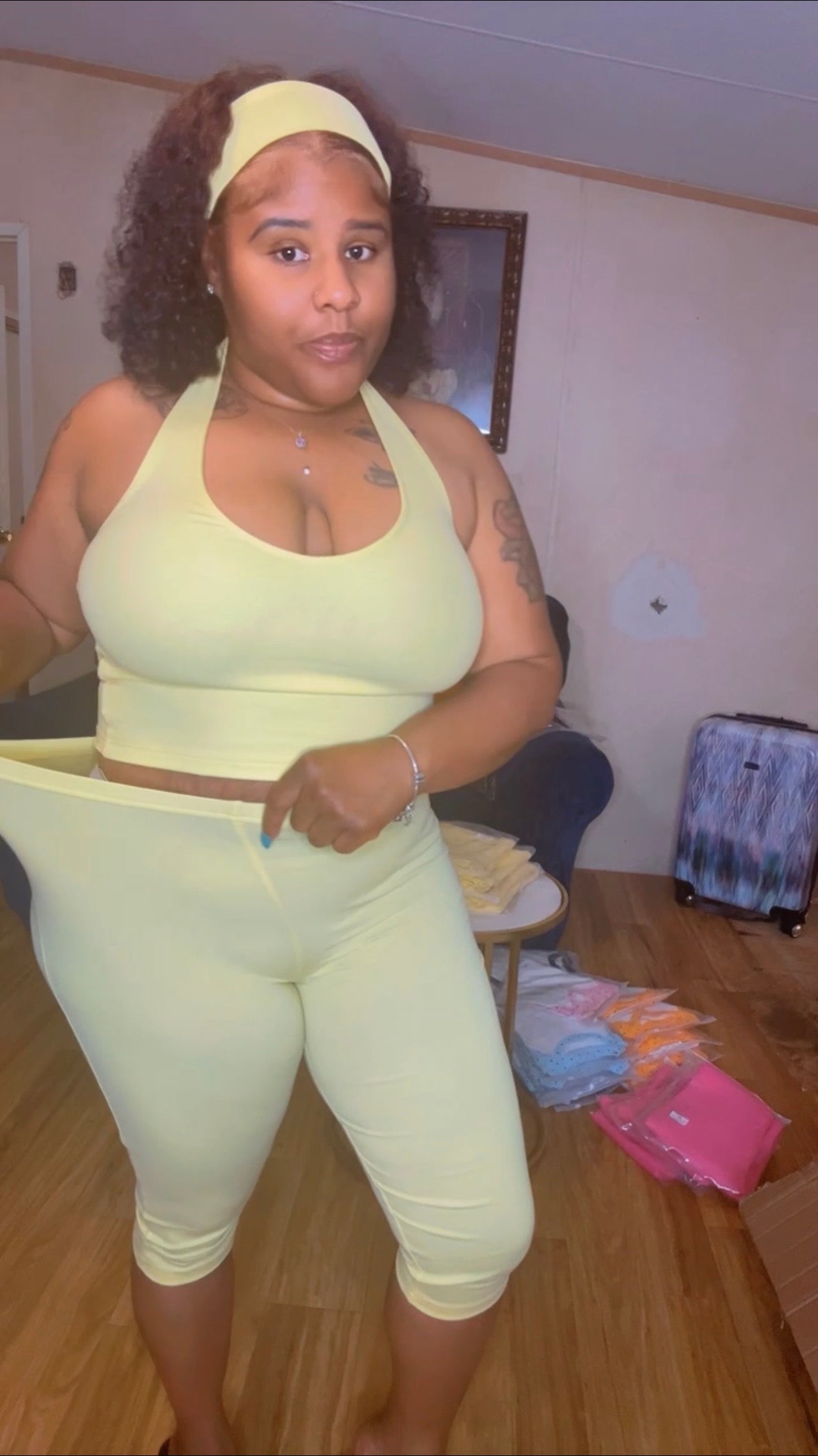 “Cloud Nine Capri” 3 piece Set