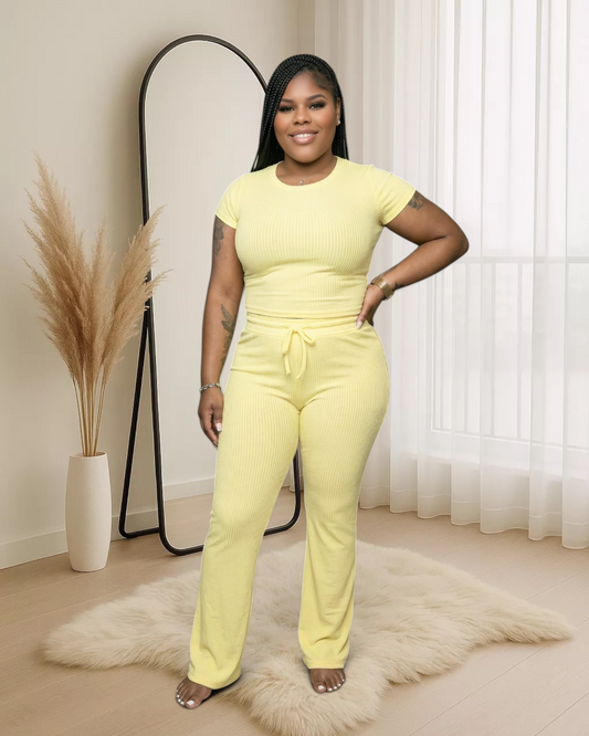 Sunset Soft Ribbed Set(Restocked)