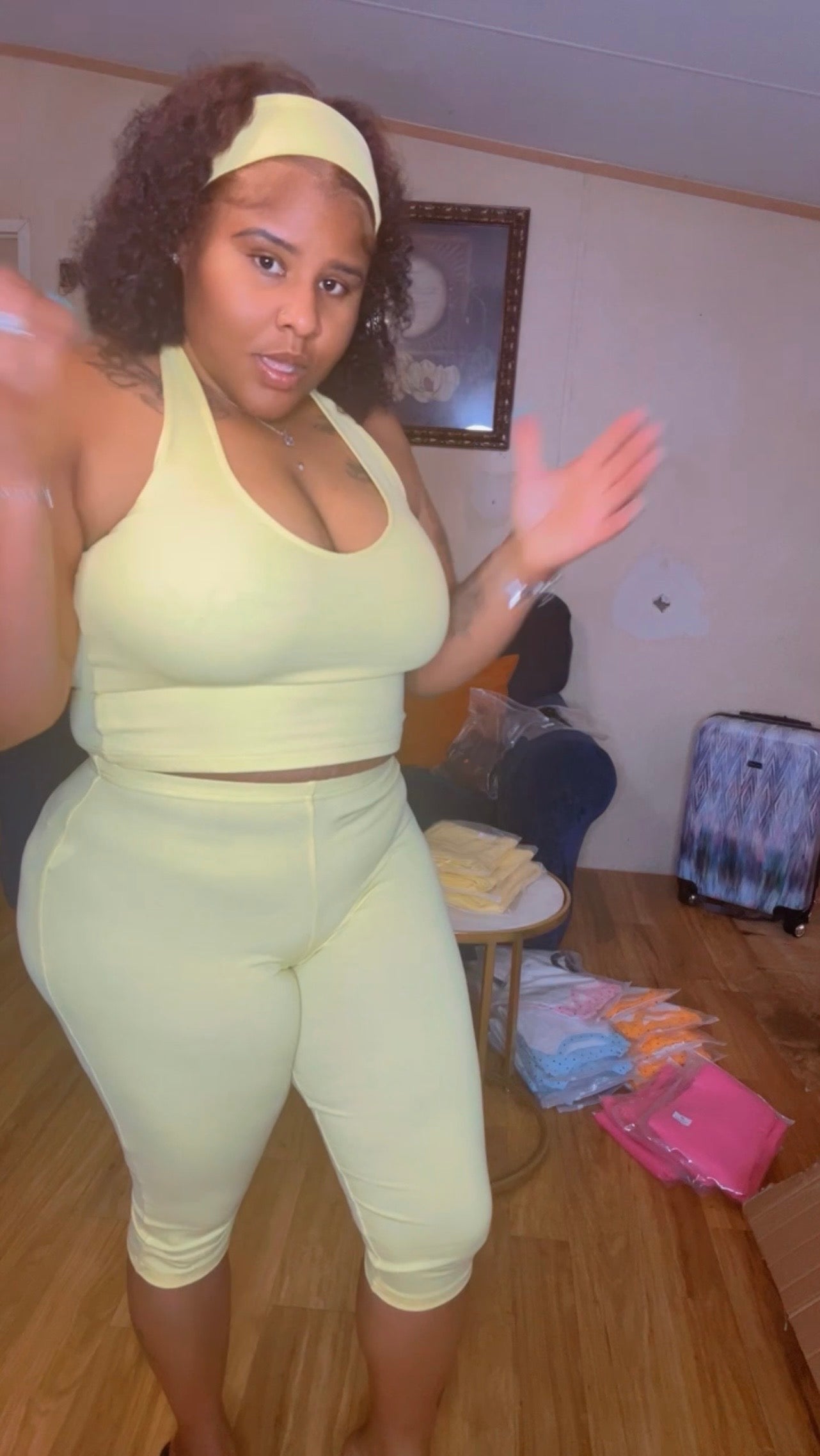 “Cloud Nine Capri” 3 piece Set