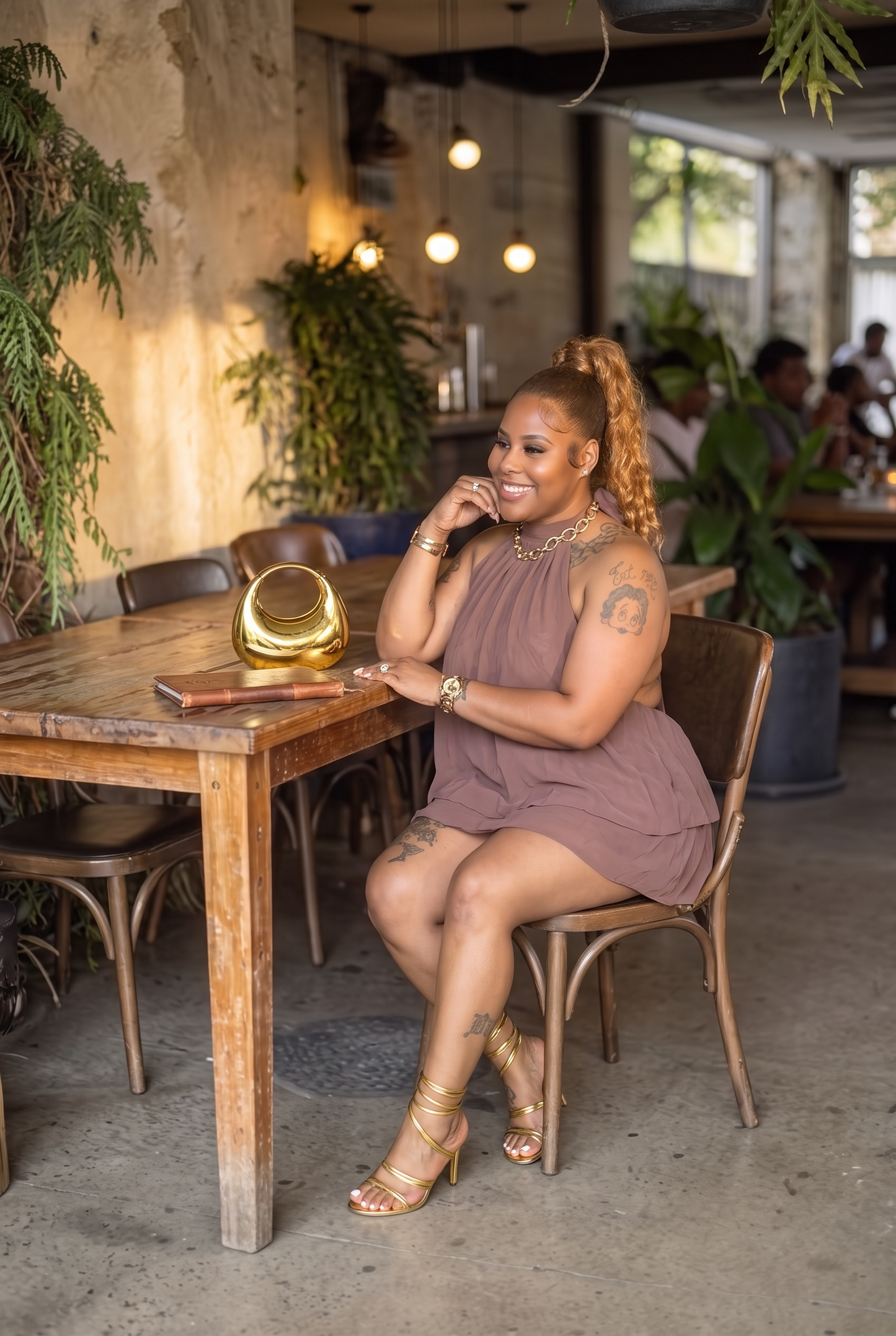Chocolate after Dark Mini Dress