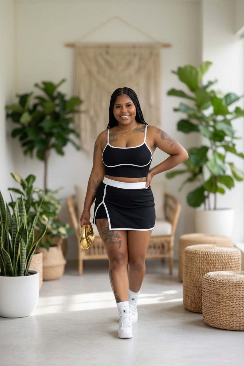 BlushBabe 2.0 Skort set