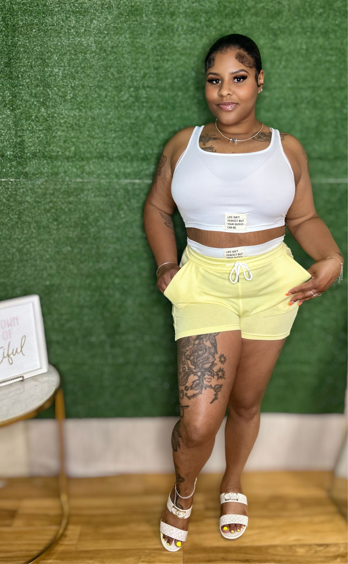 “Everyday Ease Set” Buttery yellow