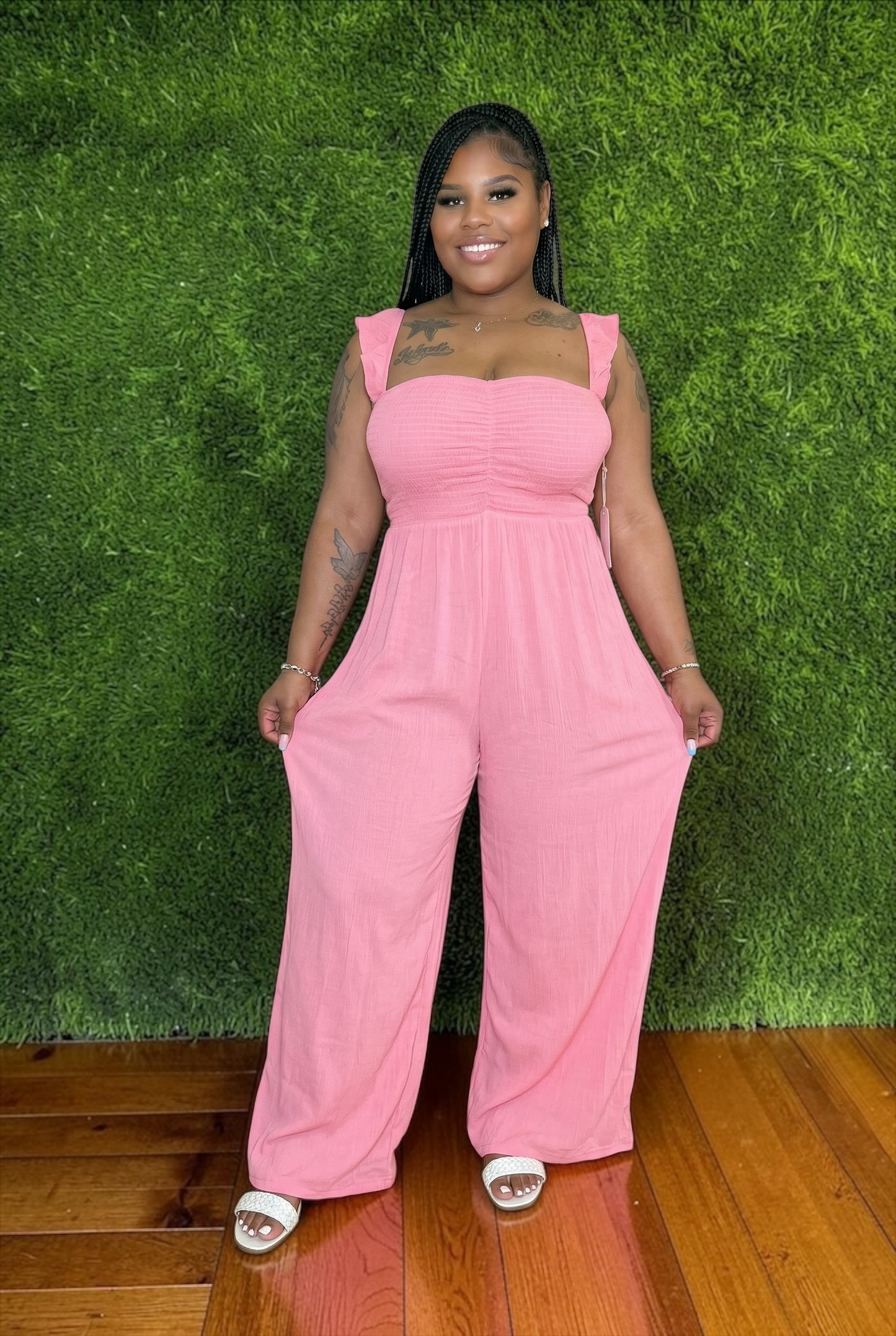 The “Pink Blush” jumpsuit