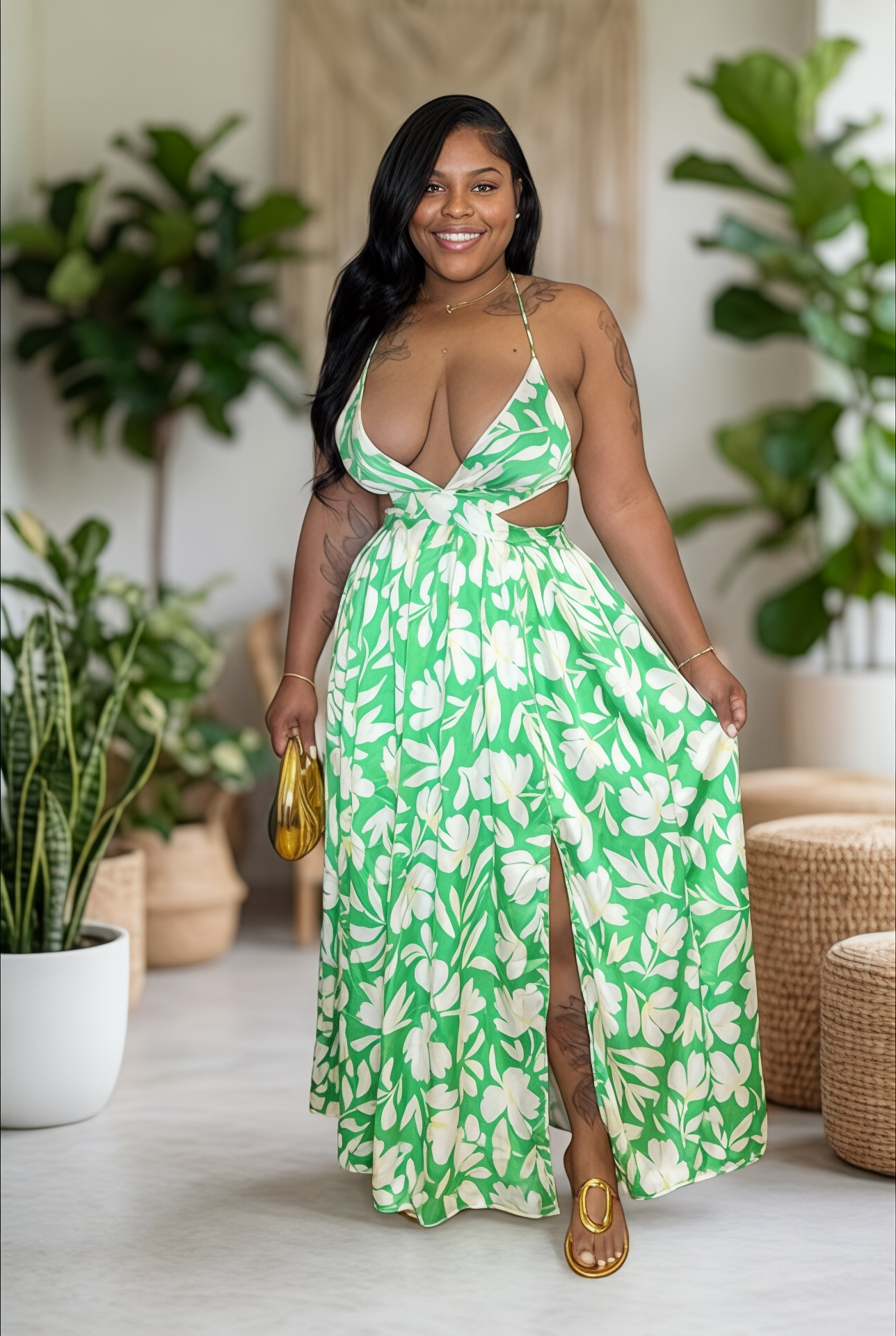 “Magnolia Muse” Maxi (mint)