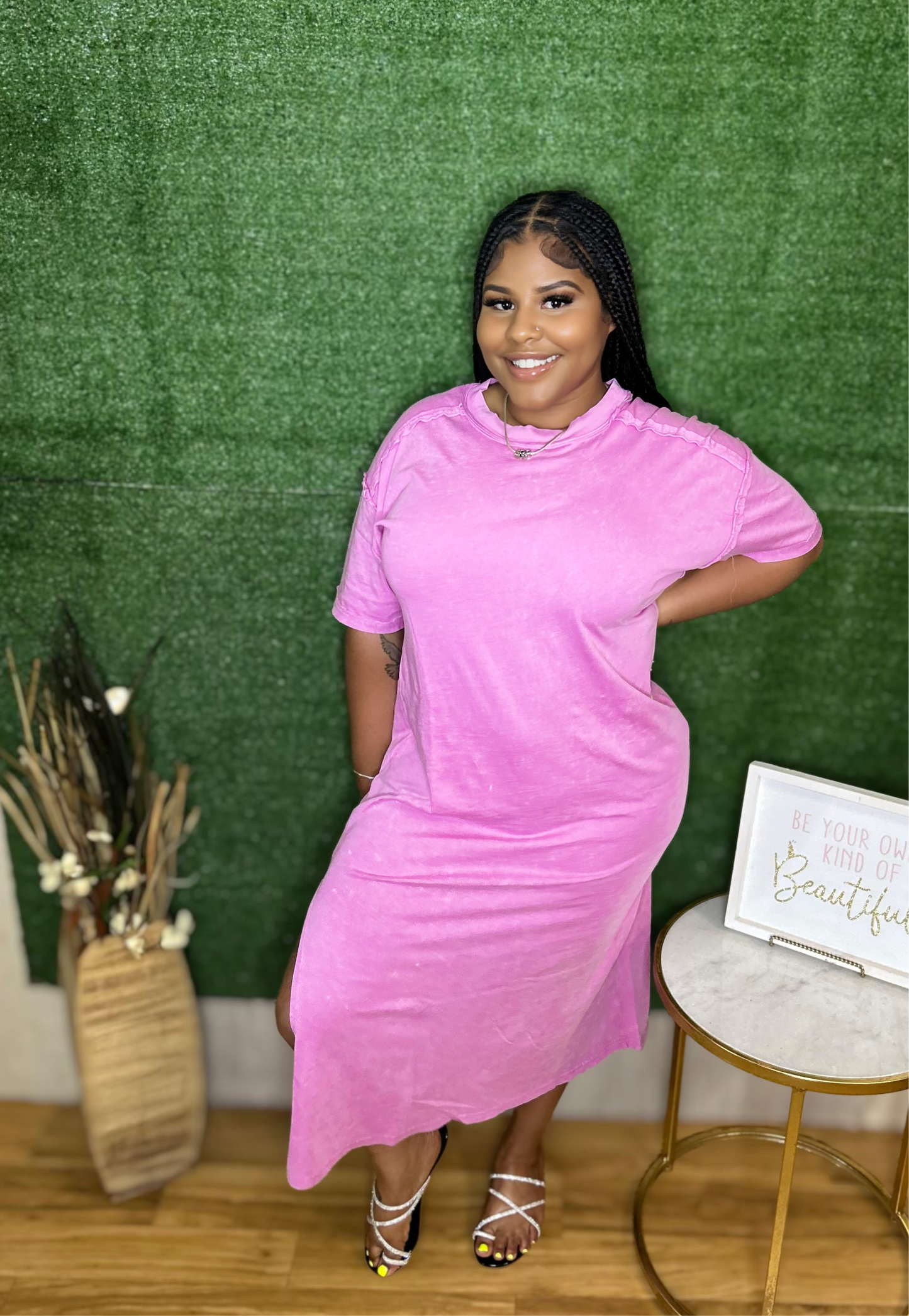 “Easy Days” Long Dress (Orchid) restock