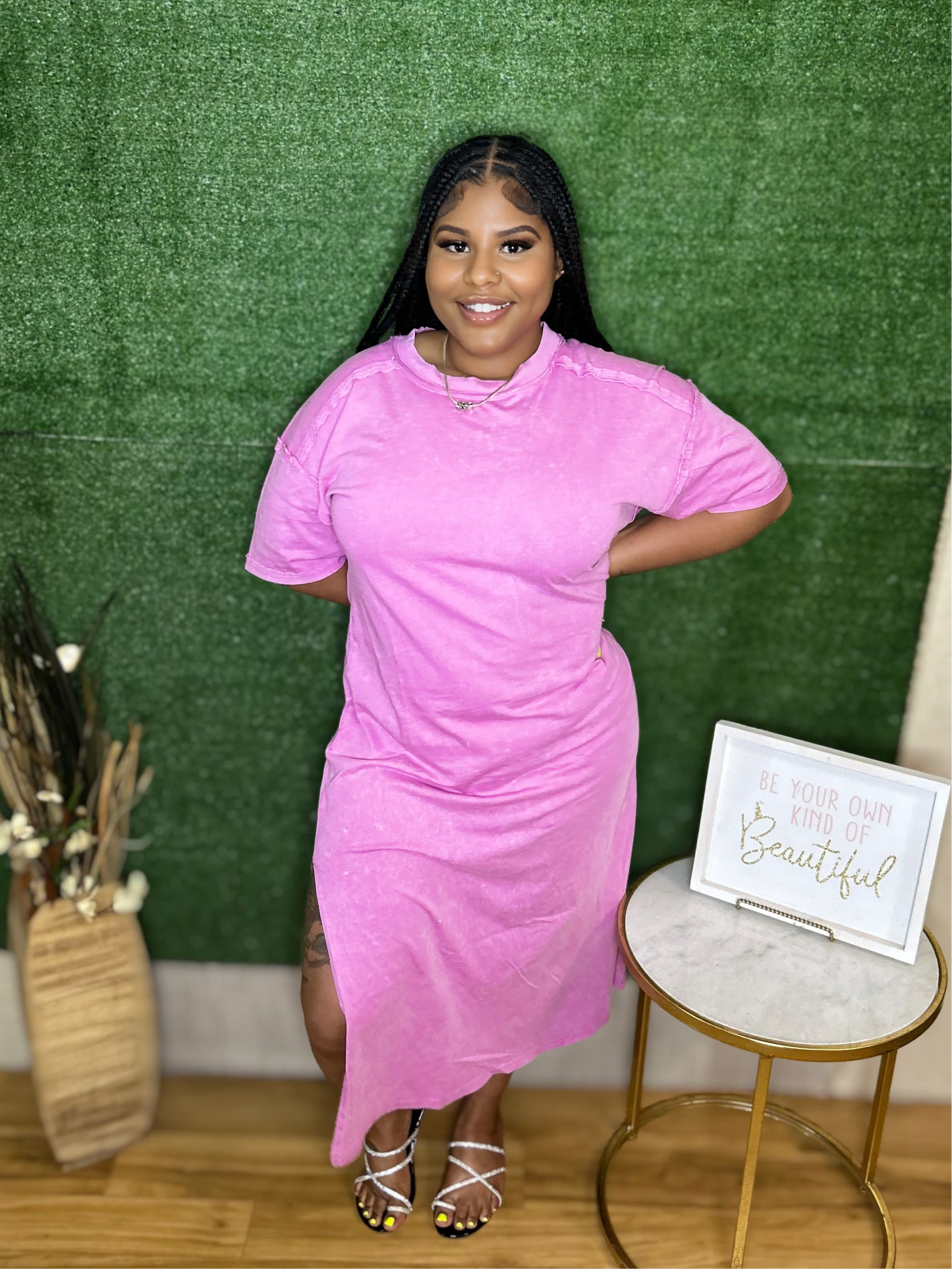 “Easy Days” Long Dress (Orchid) restock