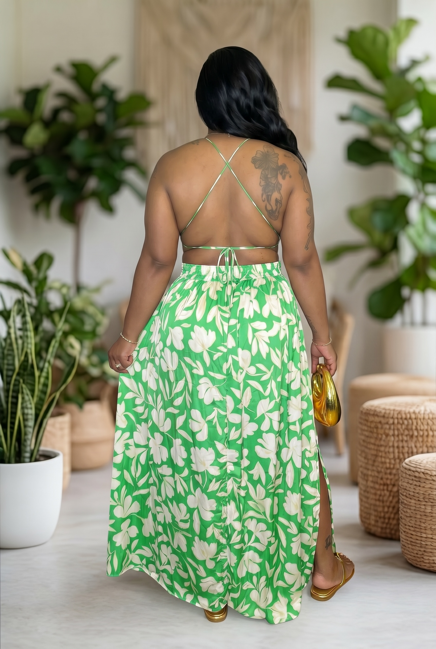 “Magnolia Muse” Maxi (mint)