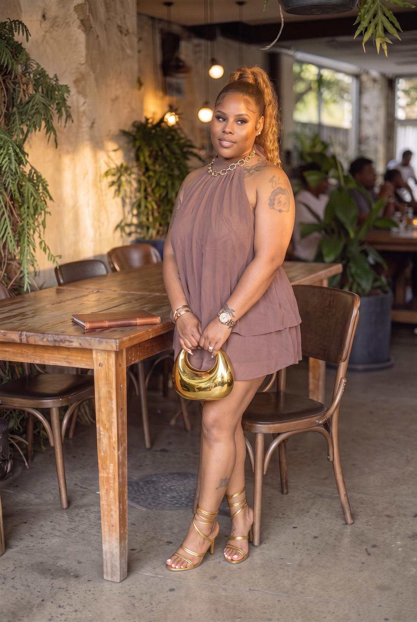 Chocolate after Dark Mini Dress