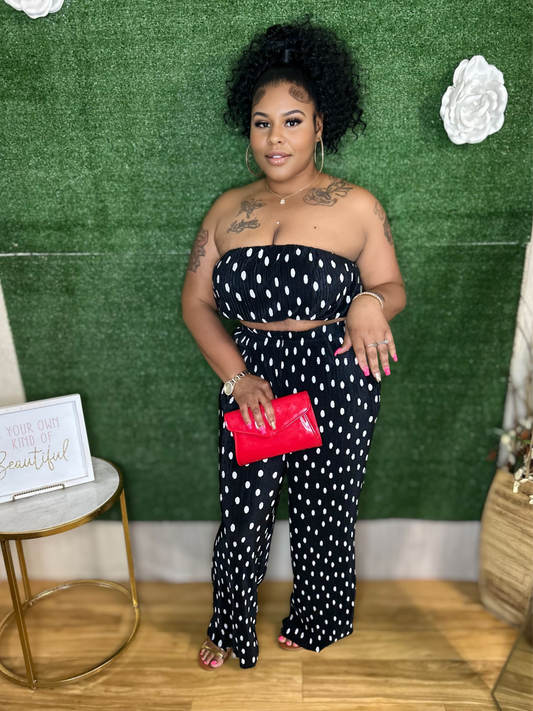 “Lover’s” Polka Dot Set