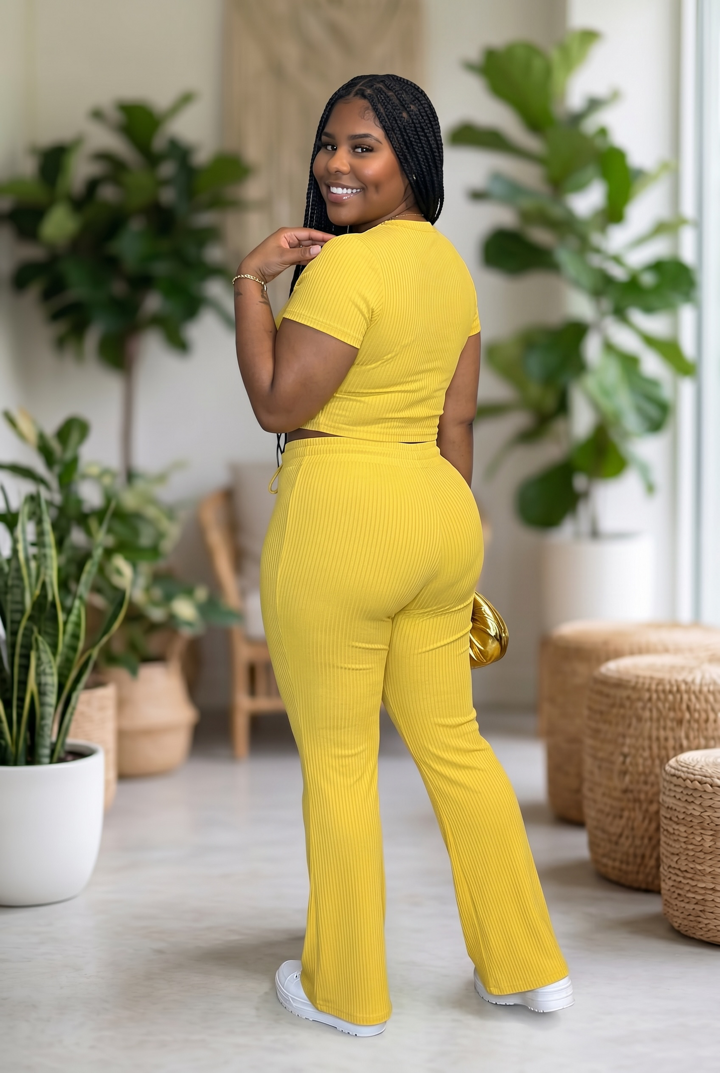 Golden Hour Soft Ribbed Set